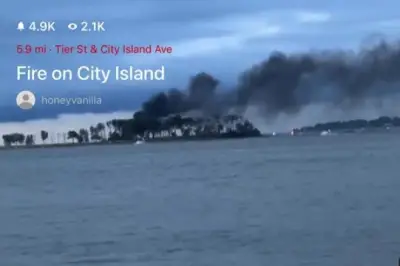 Rescuers rush to pull nearly 2 dozen victims out of water after boat bursts into flames in Long Island Sound