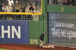Pirates fan who fell 21 feet onto field speaks after scary ‘broken everything’ moment